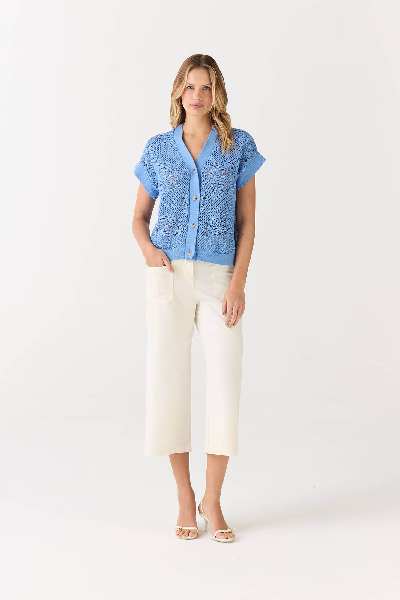 SWEATER ZIA CELESTE