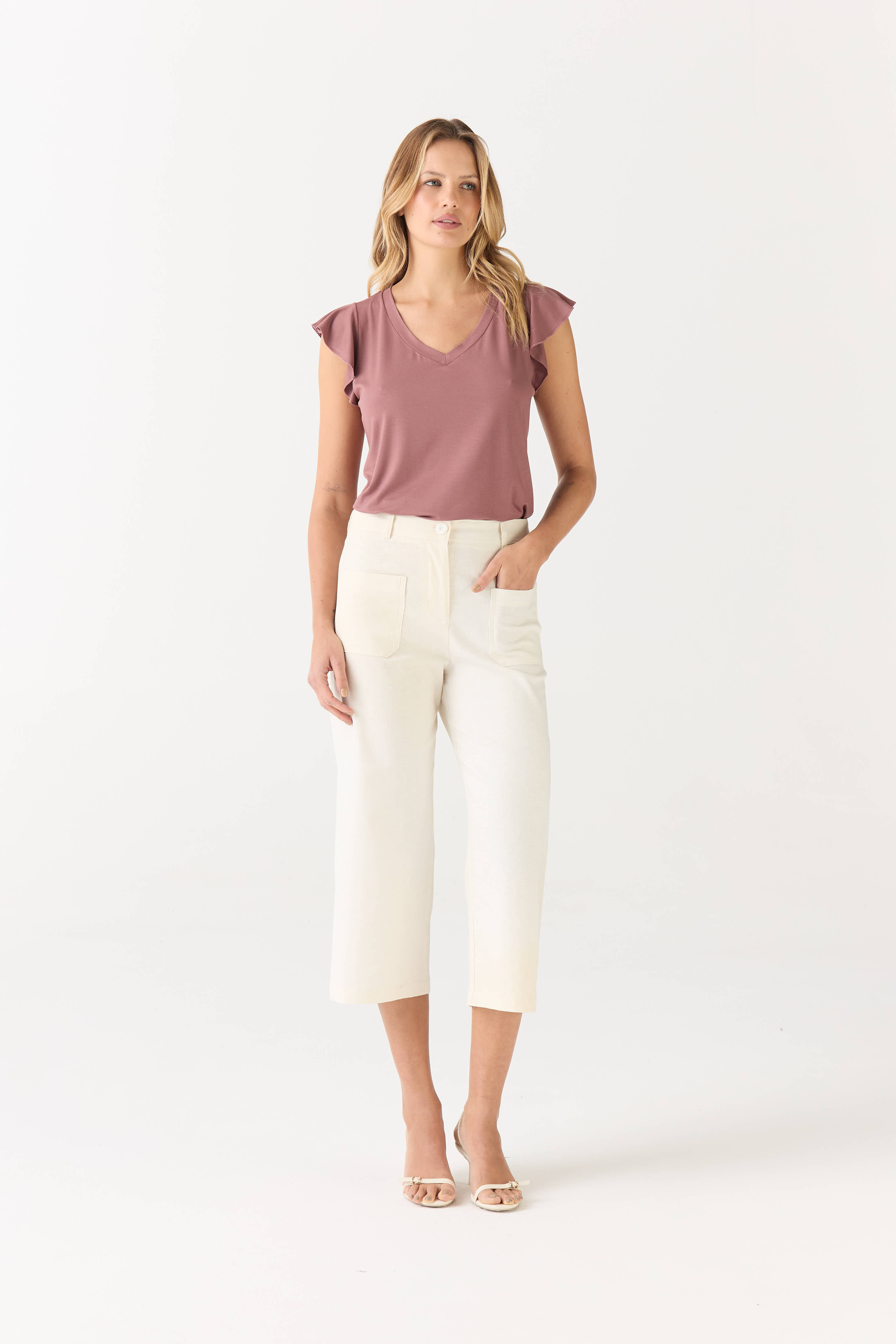 PANTALON OLIVE  CRUDO
