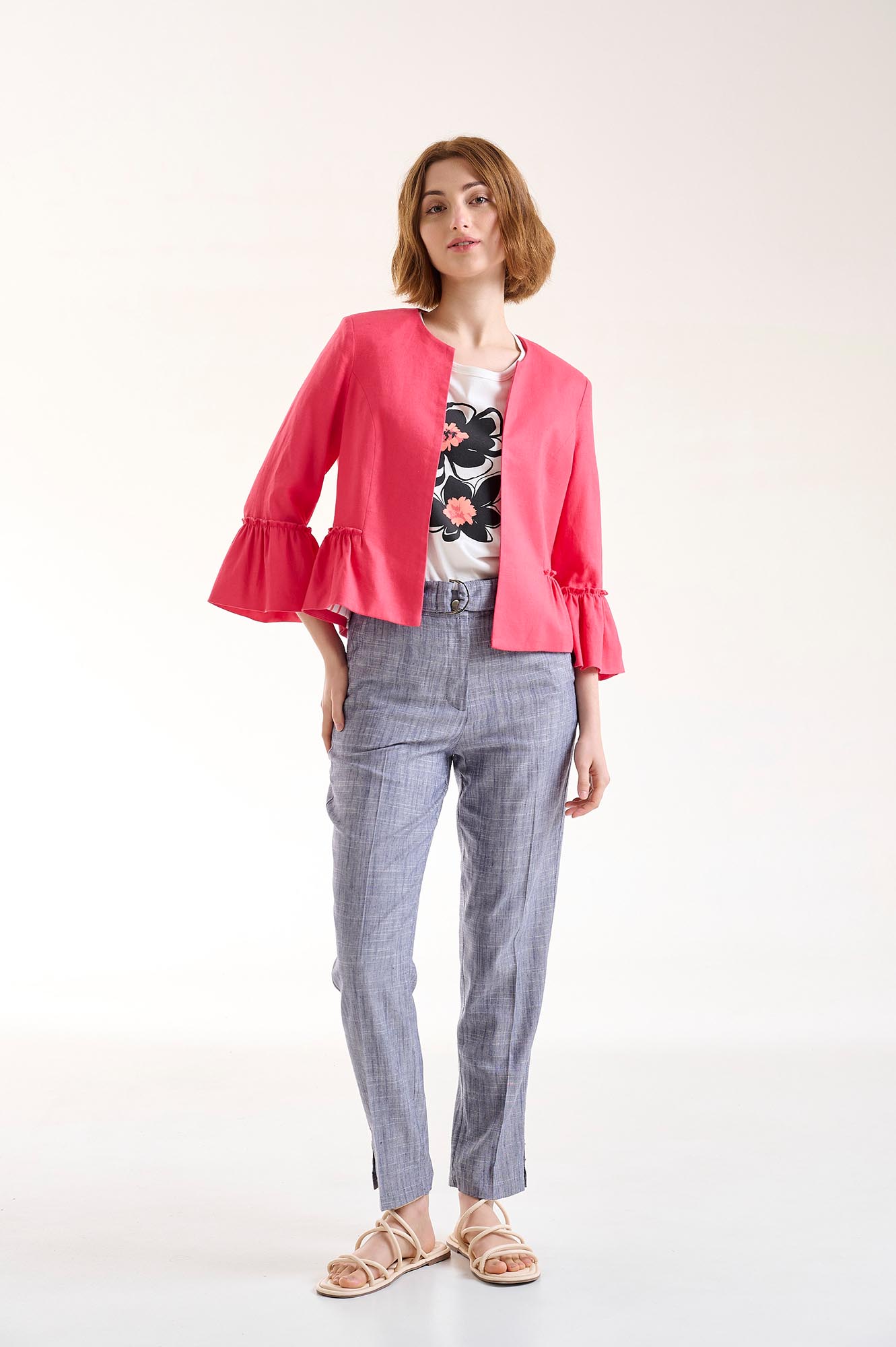 BLAZER OLIVIE VOLE FUCSIA