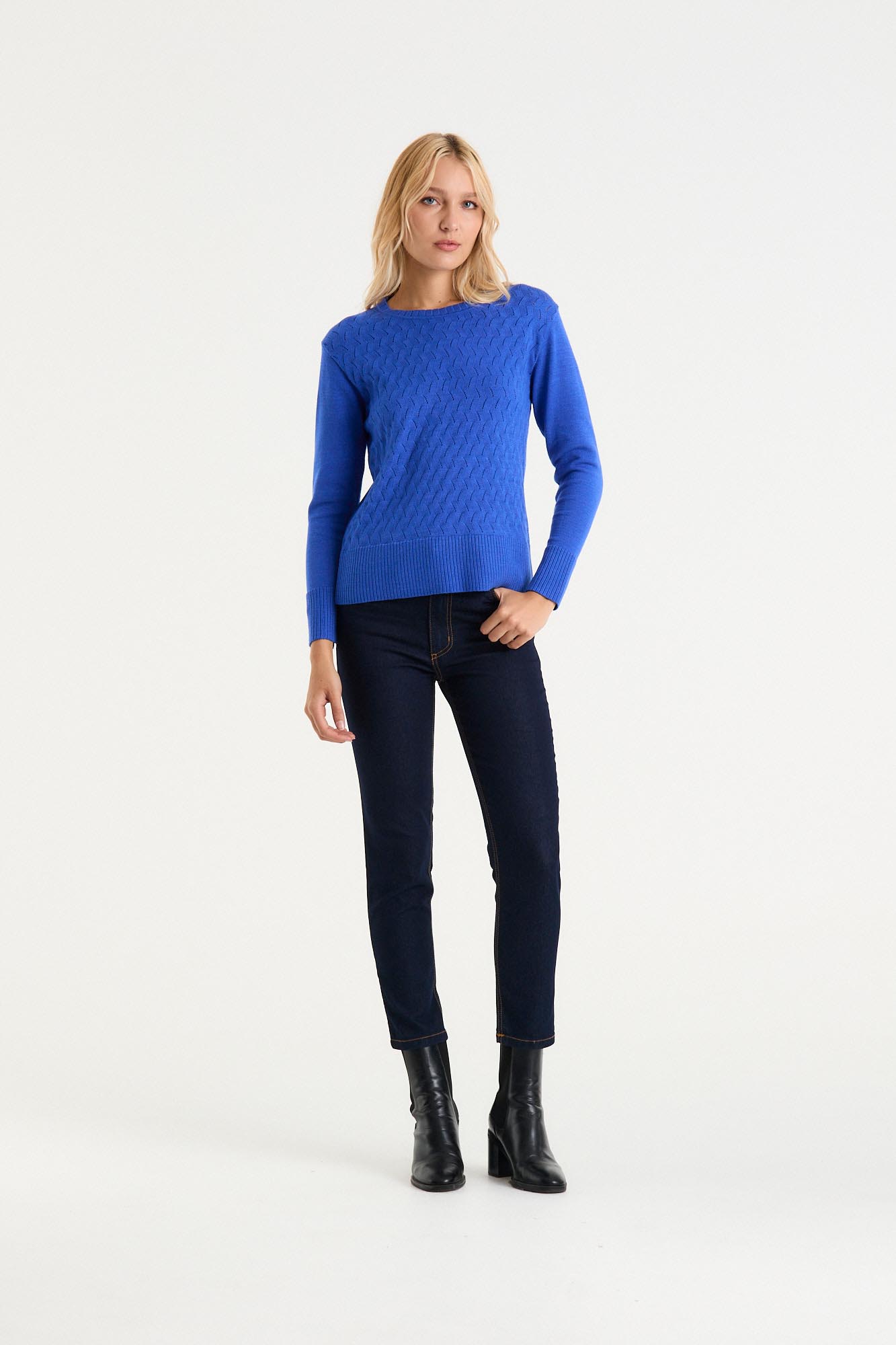 SWEATER GAL INDIGO
