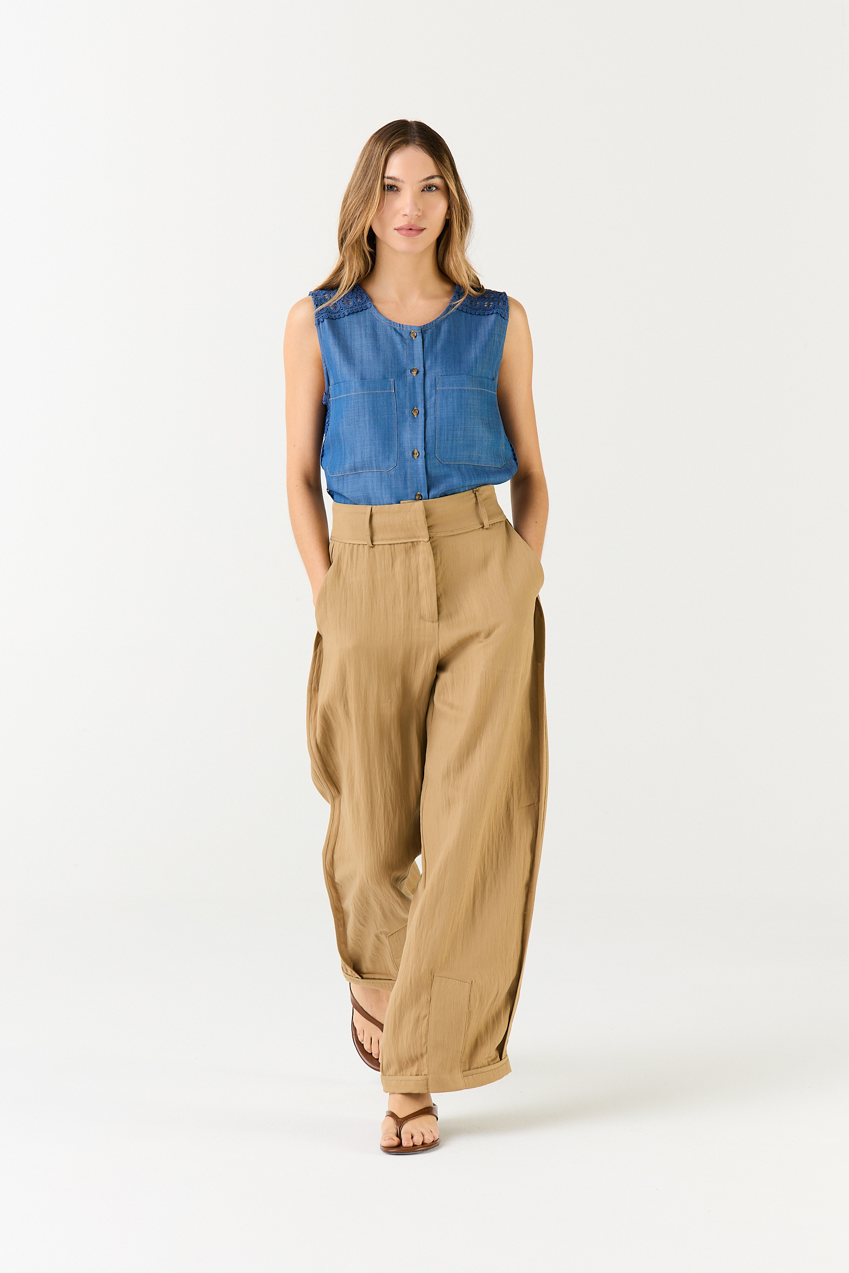 BLUSA ZOLA  MARINO