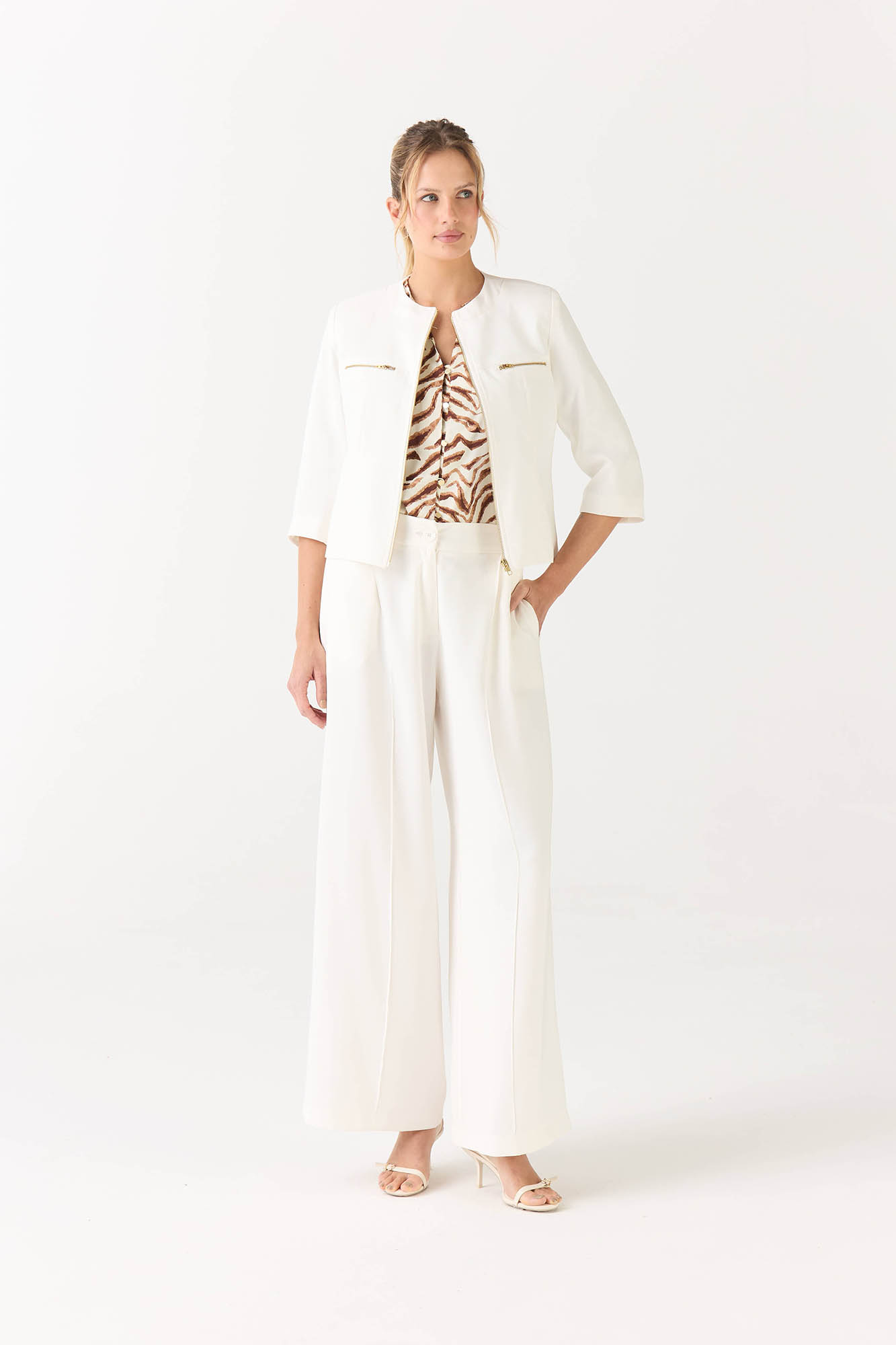 CHAQUETA CLEMENTINA CRUDO