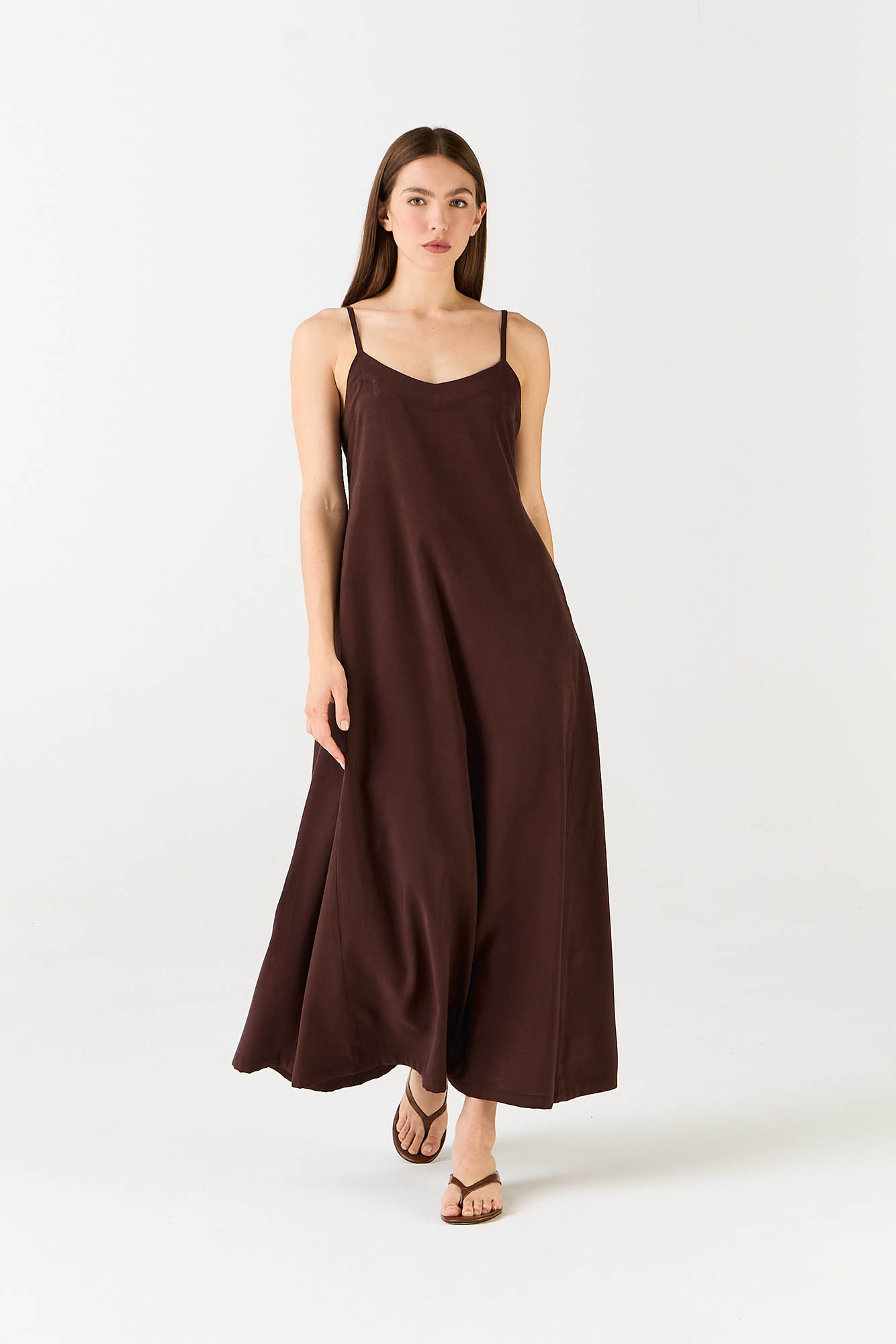 VESTIDO OUEN CHOCOLATE