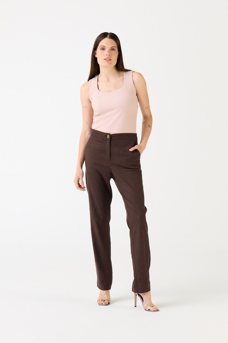 PANTALON ALMA  CHOCOLATE