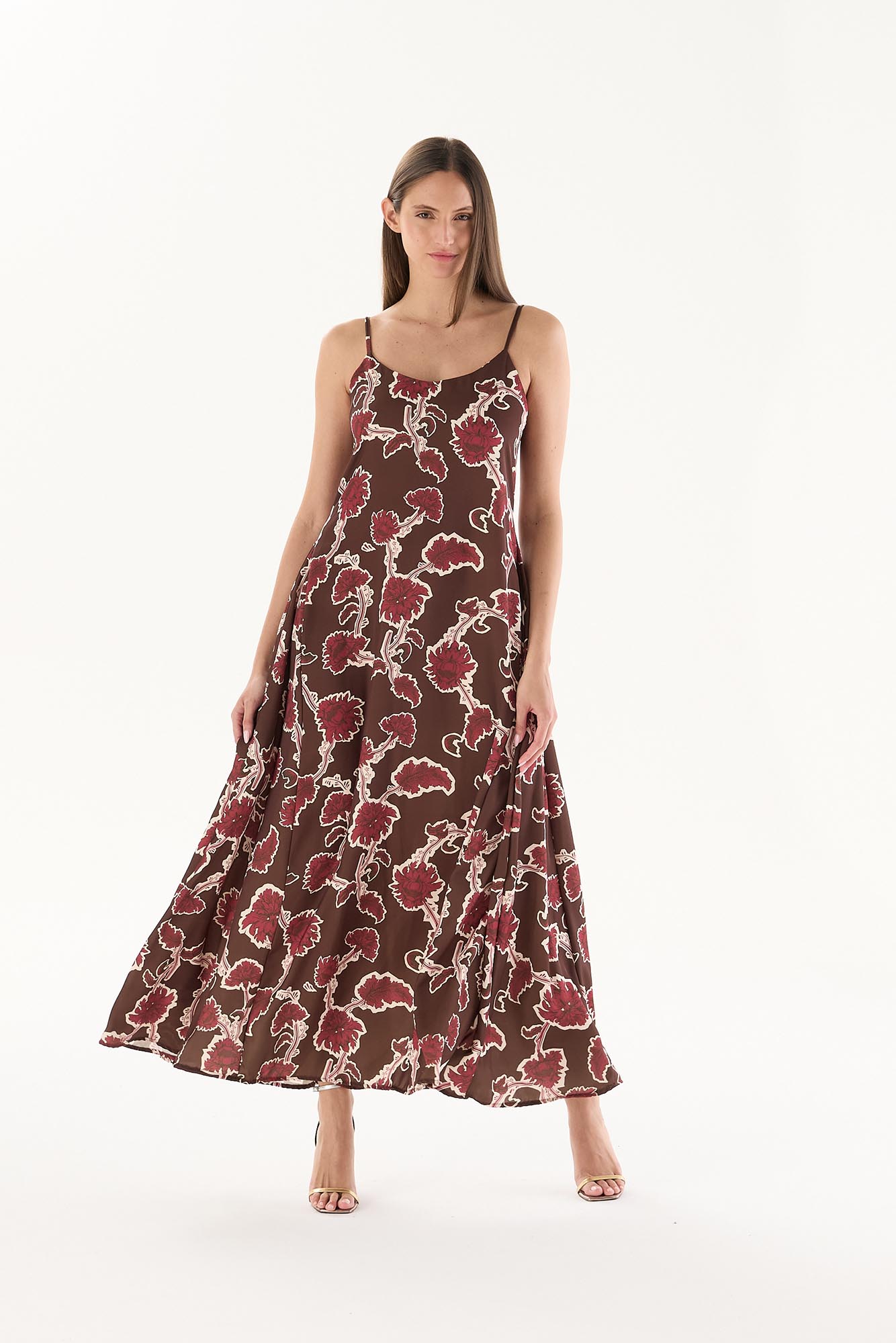 VESTIDO ATENAS CHOCOLATE