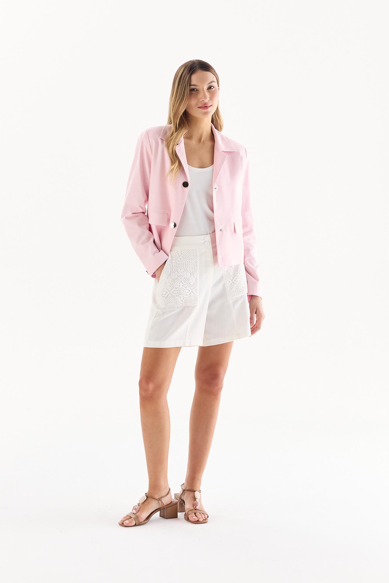 BLAZER LIMA ROSA